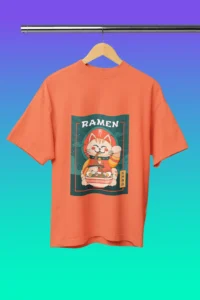 Maneki-Neko Ramen Cat - readymade dtf design